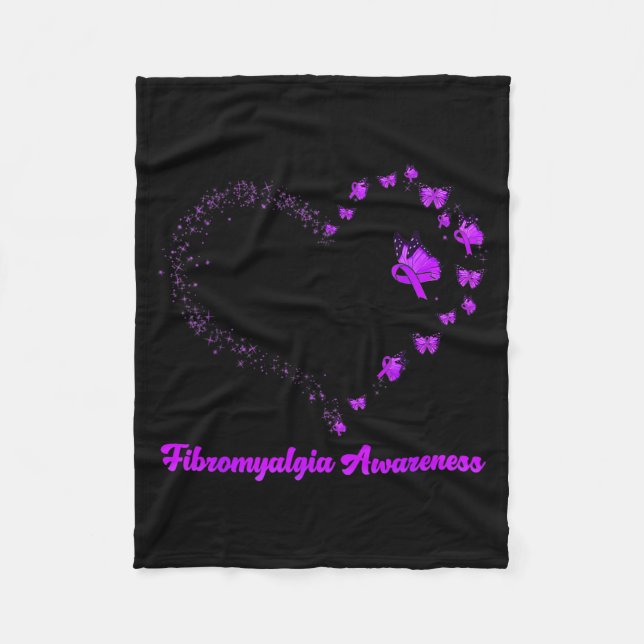 Manta Polar Conciencia de la fibromialgia (Anverso)