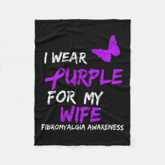 Manta Polar Conciencia Que Uso Púrpura Para Esposa 1