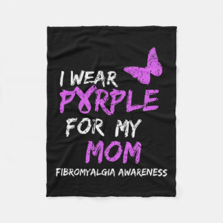 Manta Polar Conciencia Que Uso Púrpura Para Mi Mamá 4