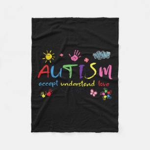 Manta Polar Conciencia sobre autismo aceptar amor Entender a l