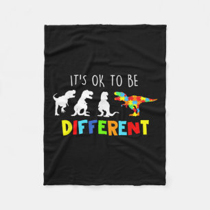 Manta Polar Conciencia Sobre El Autismo Dinosaurio Kid Bois Es