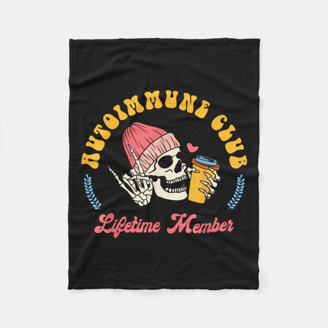 Manta Polar Conciencia sobre la enfermedad autoinmune Levante  (Anverso)