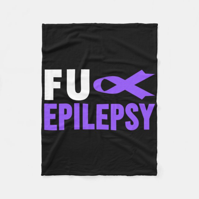 Manta Polar Conciencia sobre la epilepsia - Epilepsia de Fu Ep (Anverso)