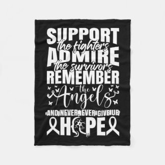 Manta Polar Conciencia Sobre La Esclerosis Sra. Warrior Apoya