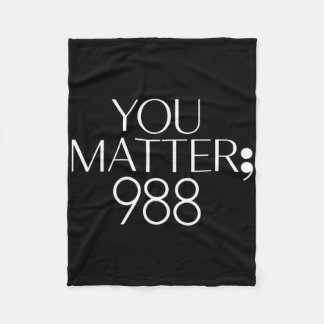 Manta Polar Conciencia sobre la Prevención del Suicidio 988 _1