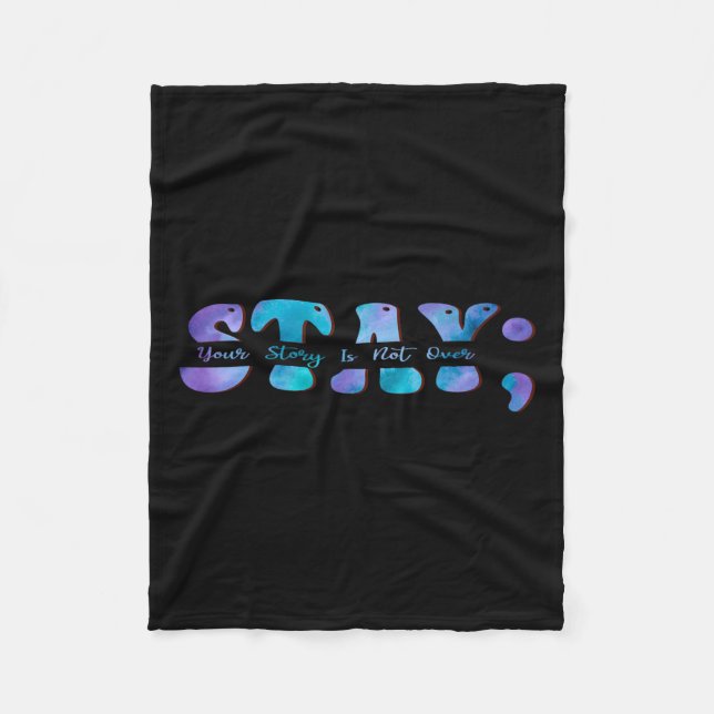 Manta Polar Conciencia sobre la prevención del suicidio: mante (Anverso)