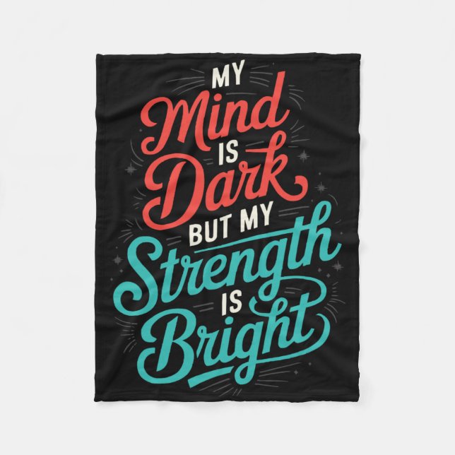 Manta Polar Conciencia suicida Depresión Ansiedad Salud mental (Anverso)