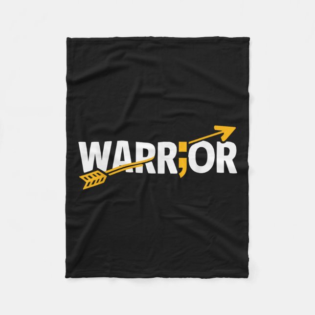 Manta Polar Conciencia suicida Depresión Ansiedad Salud mental (Anverso)