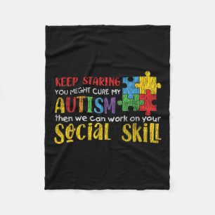 Manta Polar Concienciación sobre el autismo - Sigan mirando a