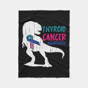 Manta Polar Concienciación sobre el cáncer Guay T-rex Warrior