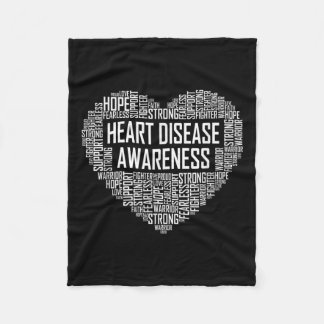 Manta Polar Concienciación sobre enfermedades cardíacas Regalo