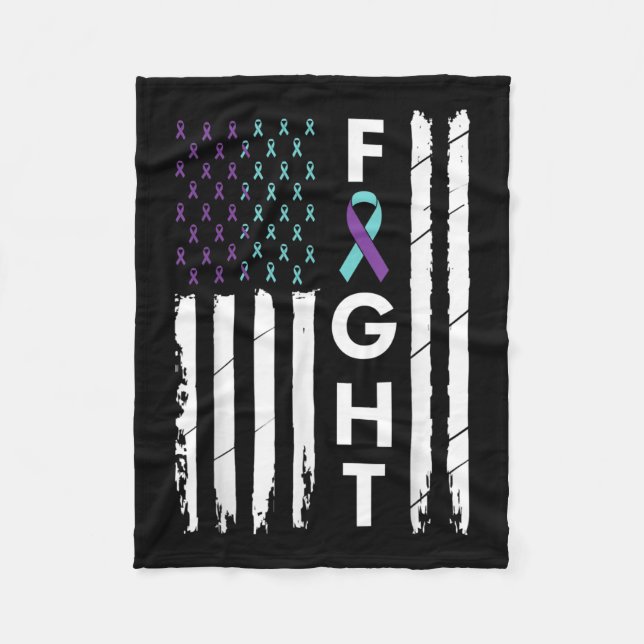 Manta Polar Concienciación sobre la prevención del suicidio en (Anverso)