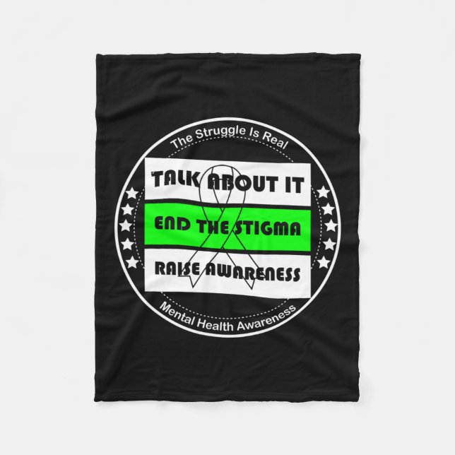 Manta Polar Concienciación sobre la salud mental Concienciació (Anverso)