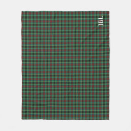 Manta Polar Condado de Waterford Tartan Monogram