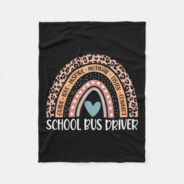 Manta Polar Conductor De Autobuses 100 Días De Accidente Escol (Anverso)