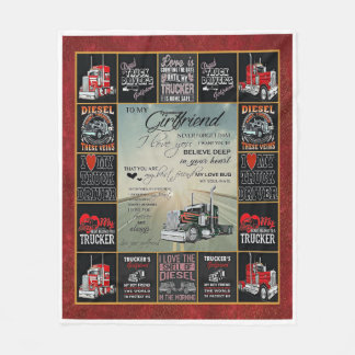 Manta Polar Conductor De Camión Personalizado A Mi Novia