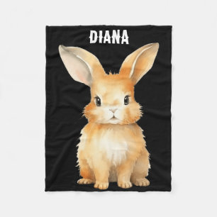 Manta Polar Conejito lindo personalizado