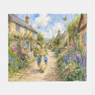 Manta Polar Conejo clásico en pueblo inglés rural