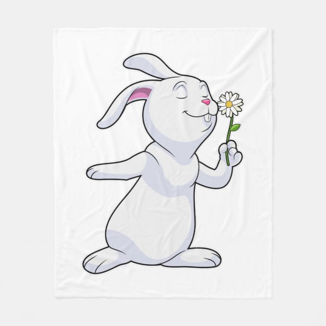Manta Polar Conejo con Daisy (Anverso)