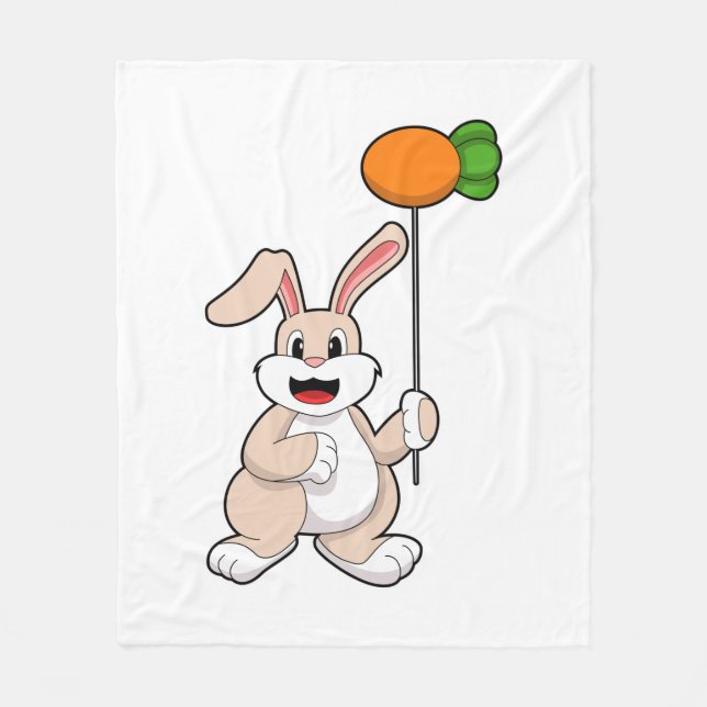 Manta Polar Conejo con zanahoria como globo.PNG (Anverso)