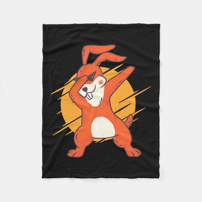 Manta Polar Conejo Dabbing (Anverso)