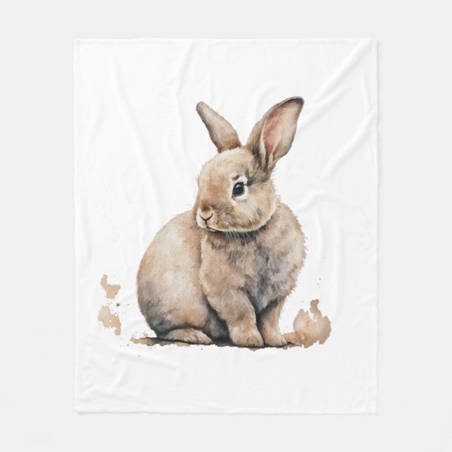 Manta Polar Conejo de Pascua (Anverso)
