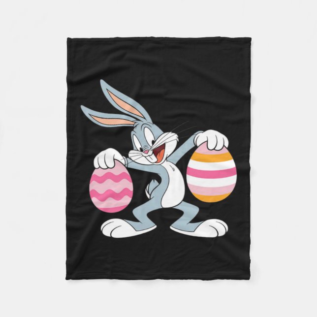 Manta Polar Conejo de Pascua Dabbing (Anverso)