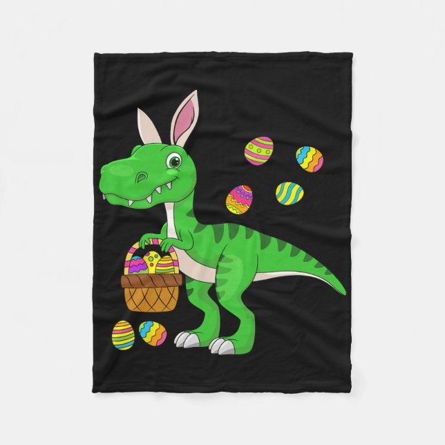 Manta Polar Conejo de Pascua Orejitas de Dinosaurio Rellenos d (Anverso)