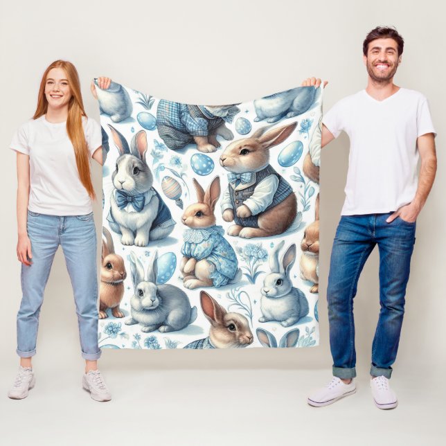 Manta Polar Conejo virtino sin soldadura (In situ)