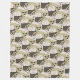 Manta Polar Conejos del angora