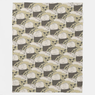 Manta Polar Conejos del angora