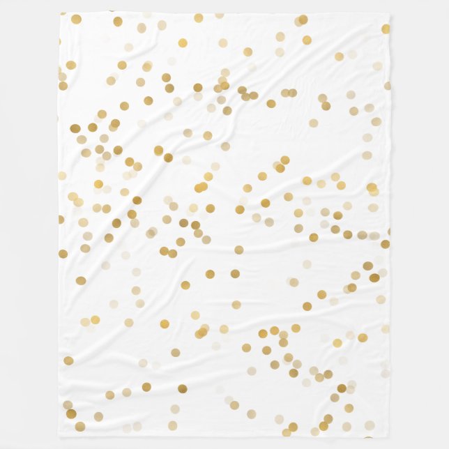 Manta Polar Confetán de oro blanco (Anverso)