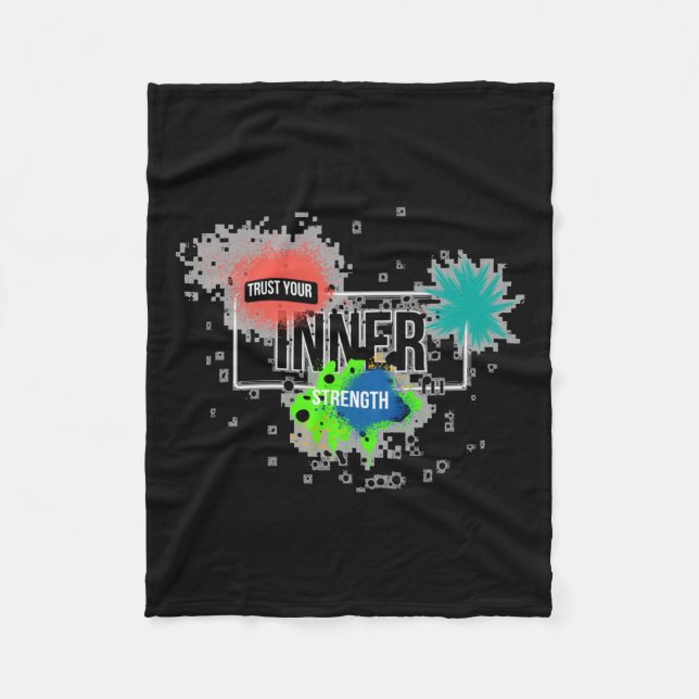 Manta Polar ¡Confía En Tu Fuerza Interior! (Anverso)
