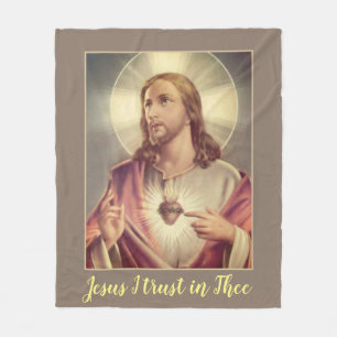 Manta Polar Confianza de Jesús I en el corazón sagrado de Th