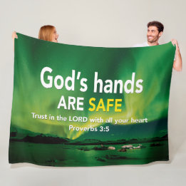 Manta Polar CONFIANZA EN LA Biblia Cristiana SEÑORA