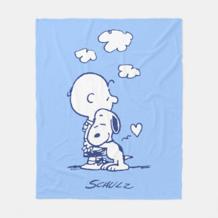 Manta Polar Confort y seguridad Charlie y Snoopy Hug