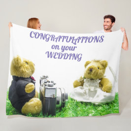 Manta Polar CONGRAMAS a su BODA