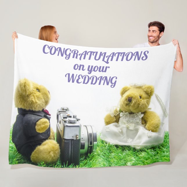 Manta Polar CONGRAMAS a su BODA (In situ)