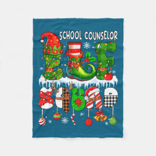 Manta Polar Consejero Escolar Elfo Squad Xmas Sombrero de Elfo