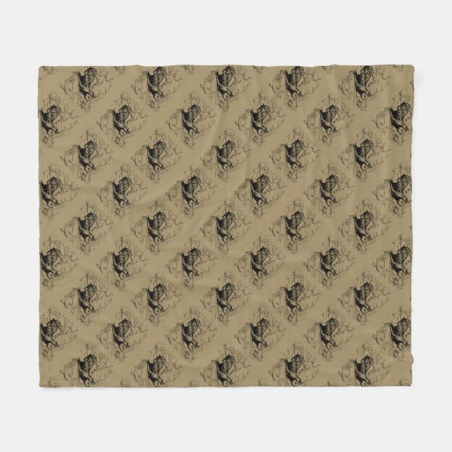 Manta Polar Constelación de Capricornio Hevelius 1690 en Taupe (Frente (Horizontal))
