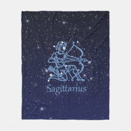 Manta Polar Constelación de Sagittarius y Rótulo de Zodiac con