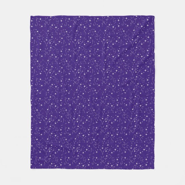 Manta Polar Constellations Fleece Blanket (Anverso)