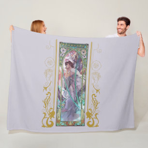 Manta Polar Contemplación vespertina de Art Nouveau Alphonse M