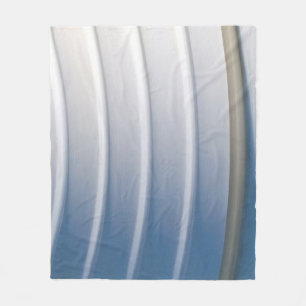 Manta Polar Contenedor de plástico azul y blanco