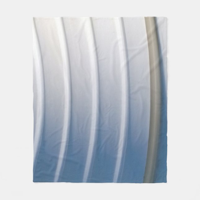 Manta Polar Contenedor de plástico azul y blanco (Anverso)