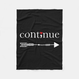 Manta Polar Continuar Camiseta de punto y coma T Shirt Concien