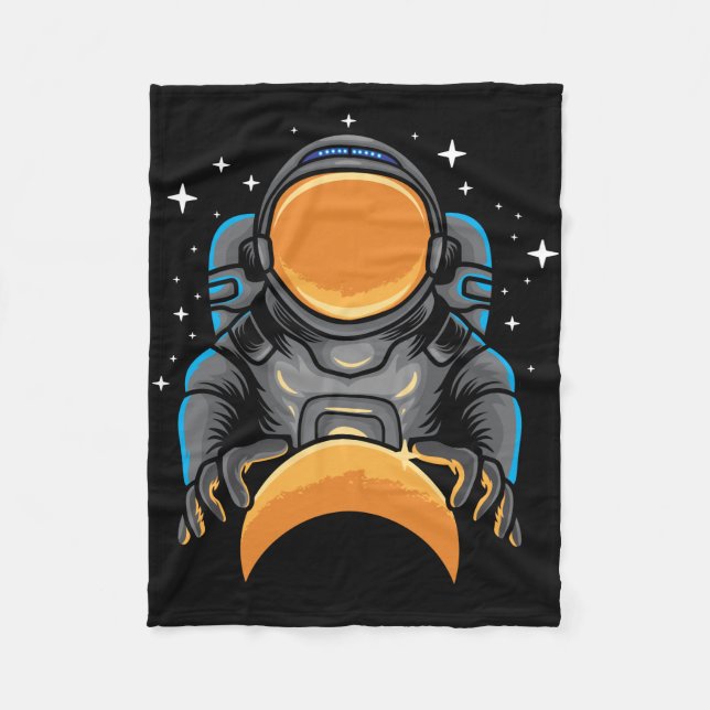 Manta Polar Control Astronauta Espacio (Anverso)
