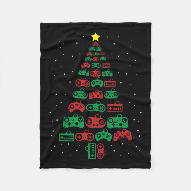 Manta Polar Controlador de juegos Fiesta de juego navideño Gua (Anverso)