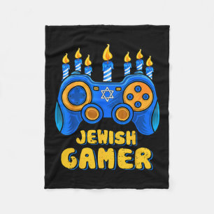 Manta Polar Controlador de videojuegos judío Gamer Chanukah Bo
