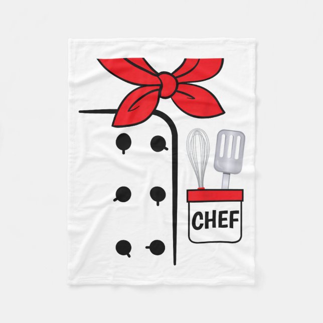 Manta Polar Cook Chef Coat Costume Funny Halloween Shirt Kids  (Anverso)